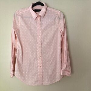 Ralph Lauren Light Pink Dotted Blouse